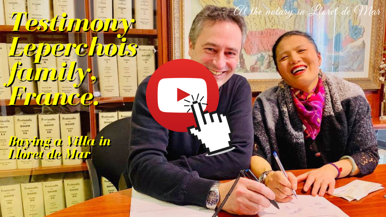 Video temoignage Investingspain famille Leperchois achat villa lloret de mar costa brava