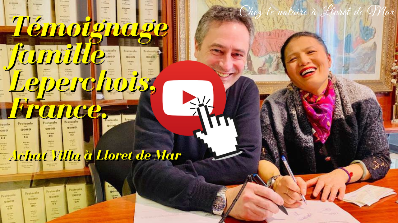 Video temoignage Investingspain famille Leperchois achat villa lloret de mar costa brava