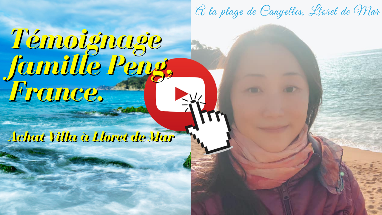 Video temoignage Investingspain famille Peng achat villa lloret de mar costa brava